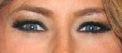 Melania Trump eye color