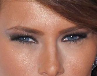 Melania Trump eye color