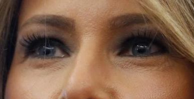 Melania Trump eye color