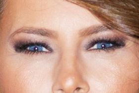 Melania Trump eye color