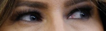 Melania Trump eye color