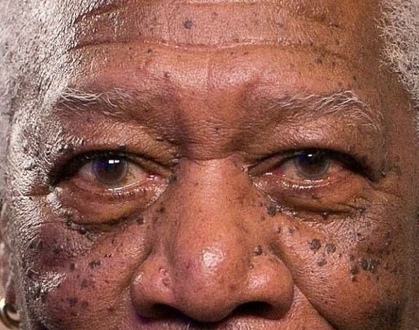 Morgan Freeman eye color