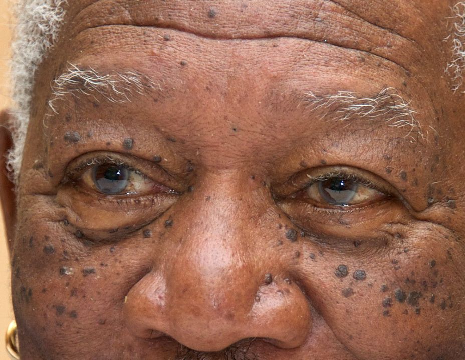 Morgan Freeman eye color