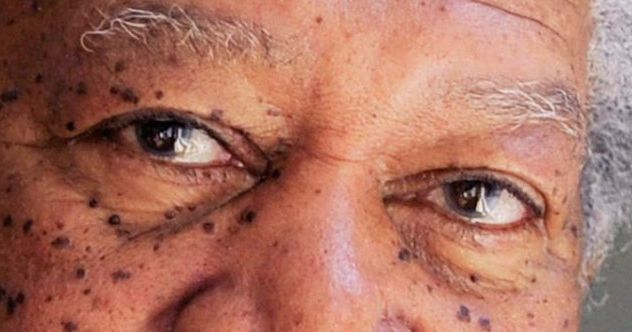 Morgan Freeman eye color