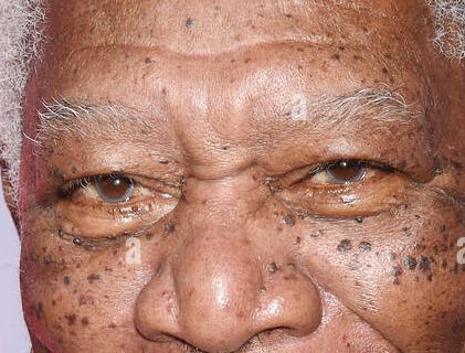 Morgan Freeman eye color