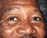 Morgan Freeman eye color