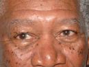 Morgan Freeman eye color