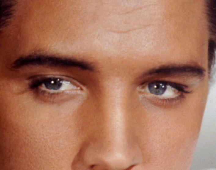 Elvis Presley eye color