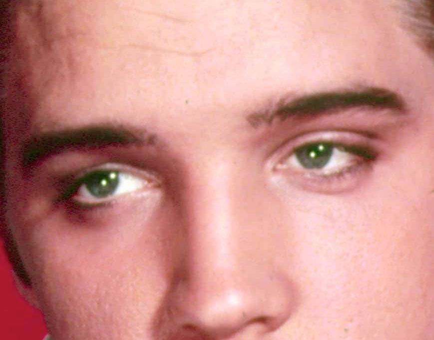 Elvis Presley eye color