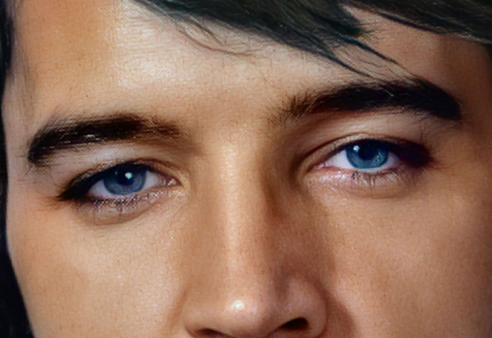 Elvis Presley eye color