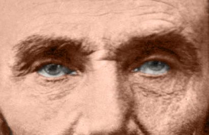 Abraham Lincoln eye color