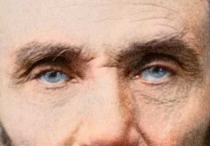 Abraham Lincoln eye color