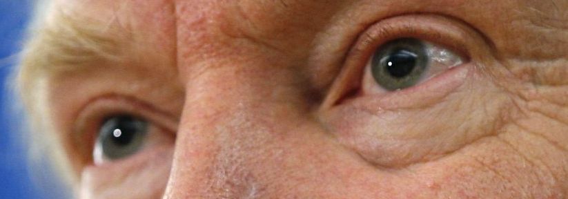 Trump eye color