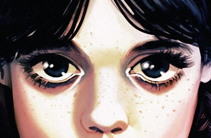 Wednesday Addams eye color