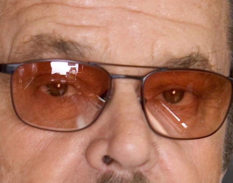 Jack Nicholson eye color