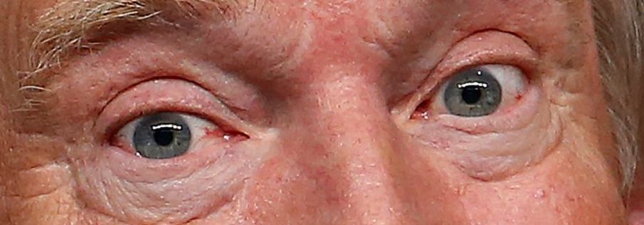 Trump eye color