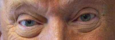 Trump eye color