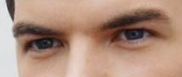 Luke Newton eye color